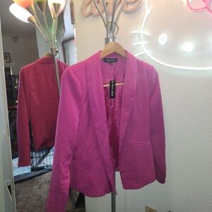 💖💖💖New Look Women's Bright Pink Open-Front Blazer💖💖💖
